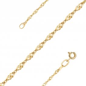 Цепь плетение Сингапур из лимонного золота МЦЗ МЦЗ8035051L МЦЗ8035051L фото