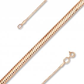 Золотая цепь плетение Снейк (Тонда) МЦЗ МЦЗ8035055 МЦЗ8035055 фото