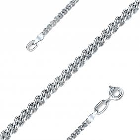 Цепь плетение Нонна из белого золота МЦЗ МЦЗ8050155Р МЦЗ8050155Р фото