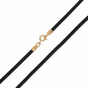 Кожаный шнурок с замком из золота НОВОЕ ВРЕМЯ НВ6033КЖ НВ6033КЖ фото