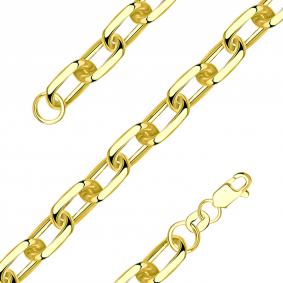 Цепь плетение Якорное из лимонного золота TALANT НЦ15-206-120 НЦ15-206-120 фото