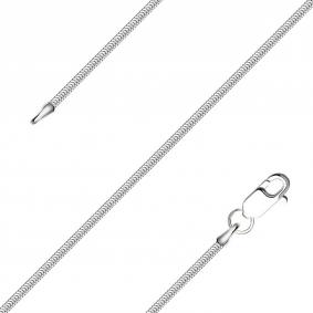 Цепь плетение Снейк (Тонда) из белого золота TALANT НЦ18-0783-35 НЦ18-0783-35 фото