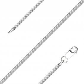 Цепь плетение Снейк (Тонда) из белого золота TALANT НЦ18-0783-50 НЦ18-0783-50 фото