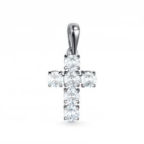 Серебряная подвеска Дар П-2536рс200 с фианитом П-2536рс200 фото