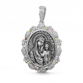 Серебряная подвеска Дар П-2594рос428 с турмалином П-2594рос428 фото