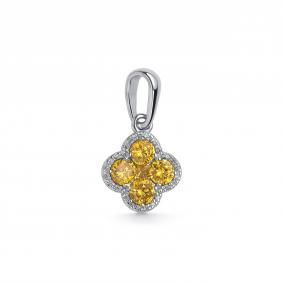Серебряная подвеска Дар П-4113рс27400 с фианитом П-4113рс27400 фото