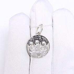 Подвеска-иконка Святая Троица из черненого серебра Высоковы 585 П-73-Ч П-73-Ч фото