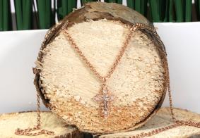 Золотая подвеска Александра П315сбк с фианитом П315сбк фото