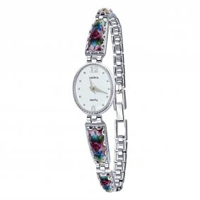 Серебряные часы Platinor-Чайка П43607финифть-5 с финифтью П43607финифть-5 фото