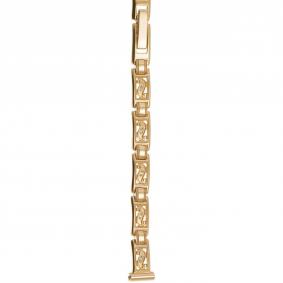 Золотой браслет Platinor-Чайка П5165021 с фианитом П5165021 фото