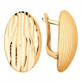 Золотые серьги Радуга Р089А(3Д001) Р089А(3Д001) фото