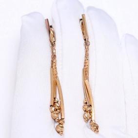 Золотые серьги Радуга Р214МА Р214МА фото