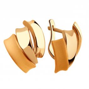 Золотые серьги Радуга Р241М Р241М фото