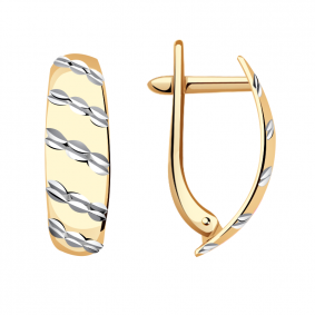 Золотые серьги Красносельский ювелир РАС373-1664 РАС373-1664 фото