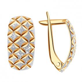 Золотые серьги Красносельский ювелир РАС513-1665 РАС513-1665 фото