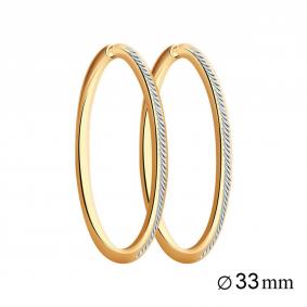 Золотые серьги Красносельский ювелир РАС642-2613 РАС642-2613 фото