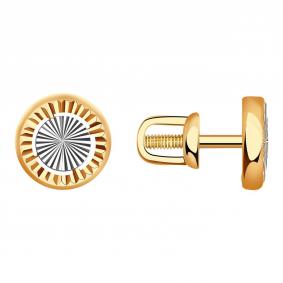 Золотые серьги Красносельский ювелир РАС745-3188 РАС745-3188 фото