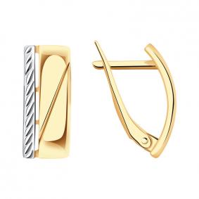 Золотые серьги Красносельский ювелир РАС835-3556 РАС835-3556 фото