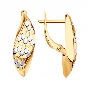 Золотые серьги Красносельский ювелир РАСд3921 РАСд3921 фото