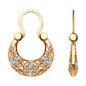 Золотые серьги Красносельский ювелир РАСд651-2760 РАСд651-2760 фото