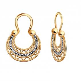 Золотые серьги Красносельский ювелир РАСд706-2927 РАСд706-2927 фото