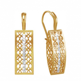 Золотые серьги Красносельский ювелир РАСд794-3394 РАСд794-3394 фото