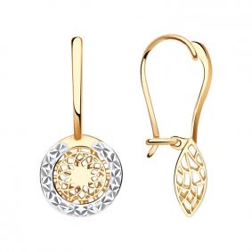 Золотые серьги Красносельский ювелир РАСд813-3436 РАСд813-3436 фото