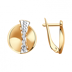 Золотые серьги Красносельский ювелир РАСд814-3437 РАСд814-3437 фото
