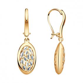 Золотые серьги Красносельский ювелир РАСд817-3449 РАСд817-3449 фото