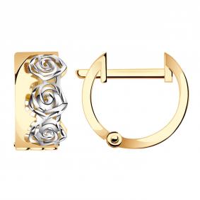 Золотые серьги Красносельский ювелир РАСд818-3471 РАСд818-3471 фото