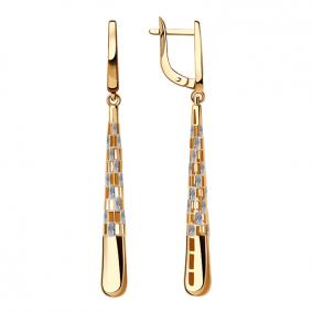 Золотые серьги Красносельский ювелир РАСд845-3597 РАСд845-3597 фото