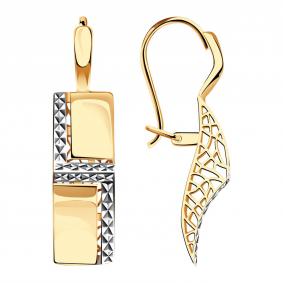 Золотые серьги Красносельский ювелир РАСд848-3607 РАСд848-3607 фото