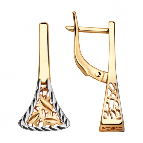 Золотые серьги Красносельский ювелир РАСд858-3621 РАСд858-3621 фото