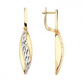 Золотые серьги Красносельский ювелир РАСд861-3641 РАСд861-3641 фото