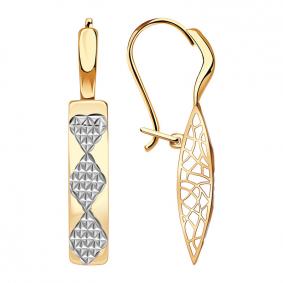 Золотые серьги Красносельский ювелир РАСд902-3744 РАСд902-3744 фото