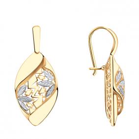 Золотые серьги Красносельский ювелир РАСд912-3752 РАСд912-3752 фото