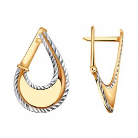 Золотые серьги Красносельский ювелир РАСд913-3753 РАСд913-3753 фото