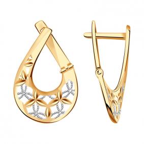 Золотые серьги Красносельский ювелир РАСд925-3760 РАСд925-3760 фото
