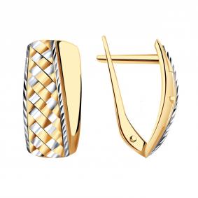 Золотые серьги Красносельский ювелир РАСд957-3829 РАСд957-3829 фото