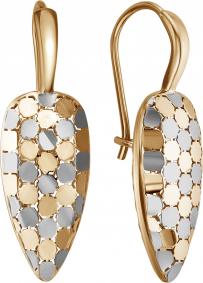 Золотые серьги Красносельский ювелир РАСд989-3893 РАСд989-3893 фото