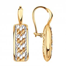 Золотые серьги Красносельский ювелир РАСд998-3904 РАСд998-3904 фото