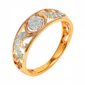 Золотое кольцо Красносельский ювелир РК2603 РК2603 фото