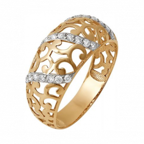 Золотое кольцо Красносельский ювелир РКд3363 РКд3363 фото