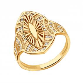 Золотое кольцо Красносельский ювелир РКд4143 РКд4143 фото