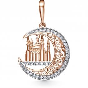 Золотая подвеска Красносельский ювелир РП2432 с фианитом РП2432 фото