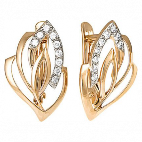 Золотые серьги Красносельский ювелир РС2295 РС2295 фото