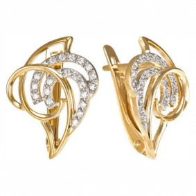 Золотые серьги Красносельский ювелир РС2335 РС2335 фото