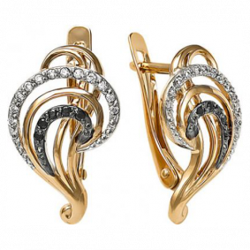 Золотые серьги Красносельский ювелир РС2375 РС2375 фото