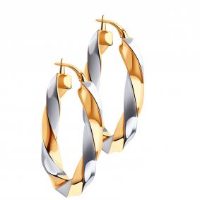 Золотые серьги Радуга РТ-21081 РТ-21081 фото