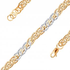 Золотая цепь плетение Фантазийное Радуга РТ-26213-Ц РТ-26213-Ц фото